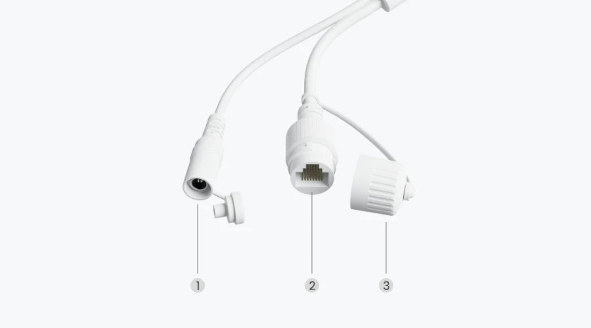 White LED light bulb on a white background