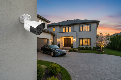 CCTV Security Pro 8 Camera 4MP Starlight Bullet IP Security Camera System with Audio & NVR (SV-SB4-N)