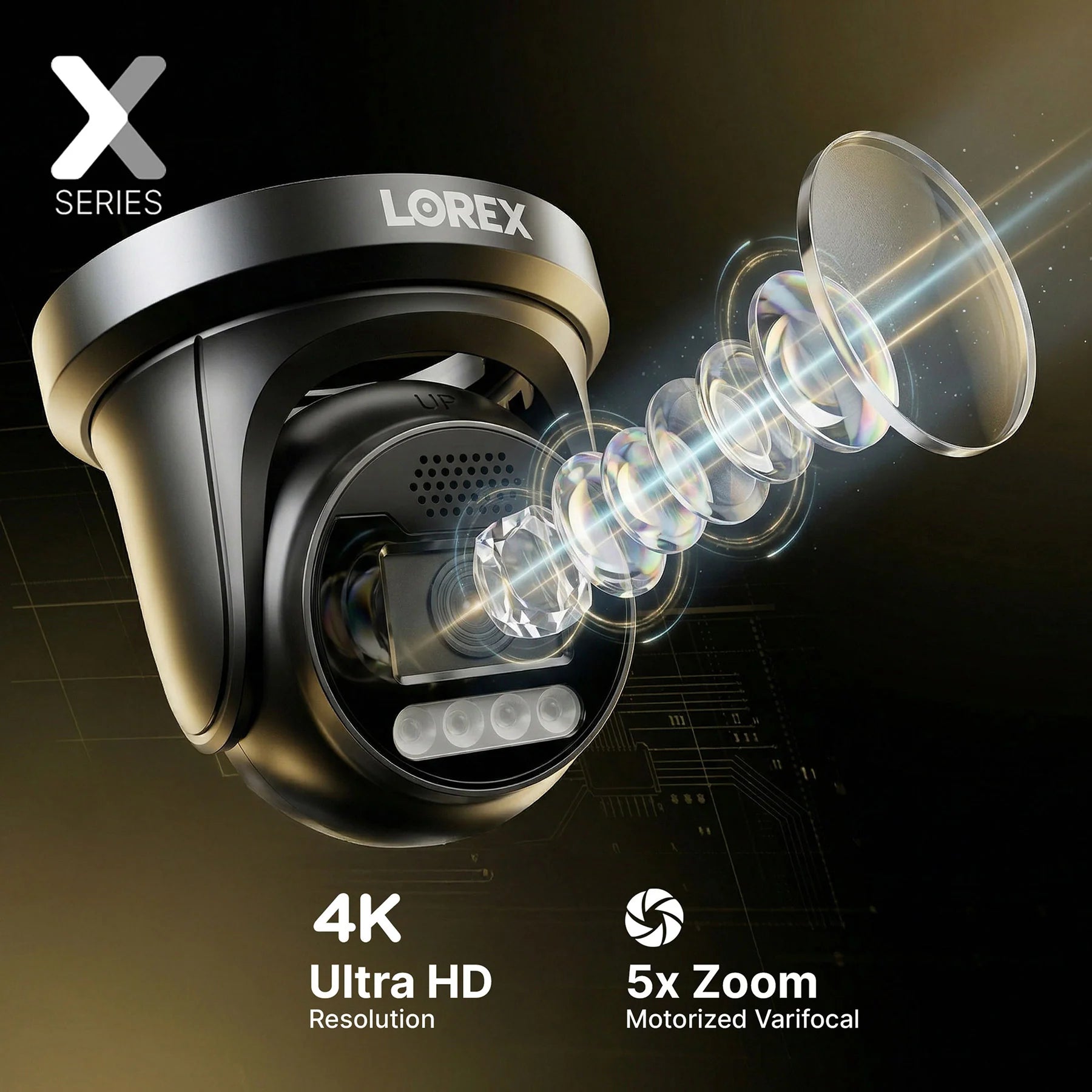 Lorex X3 Turret Camera 4K Ultra HD Resolution